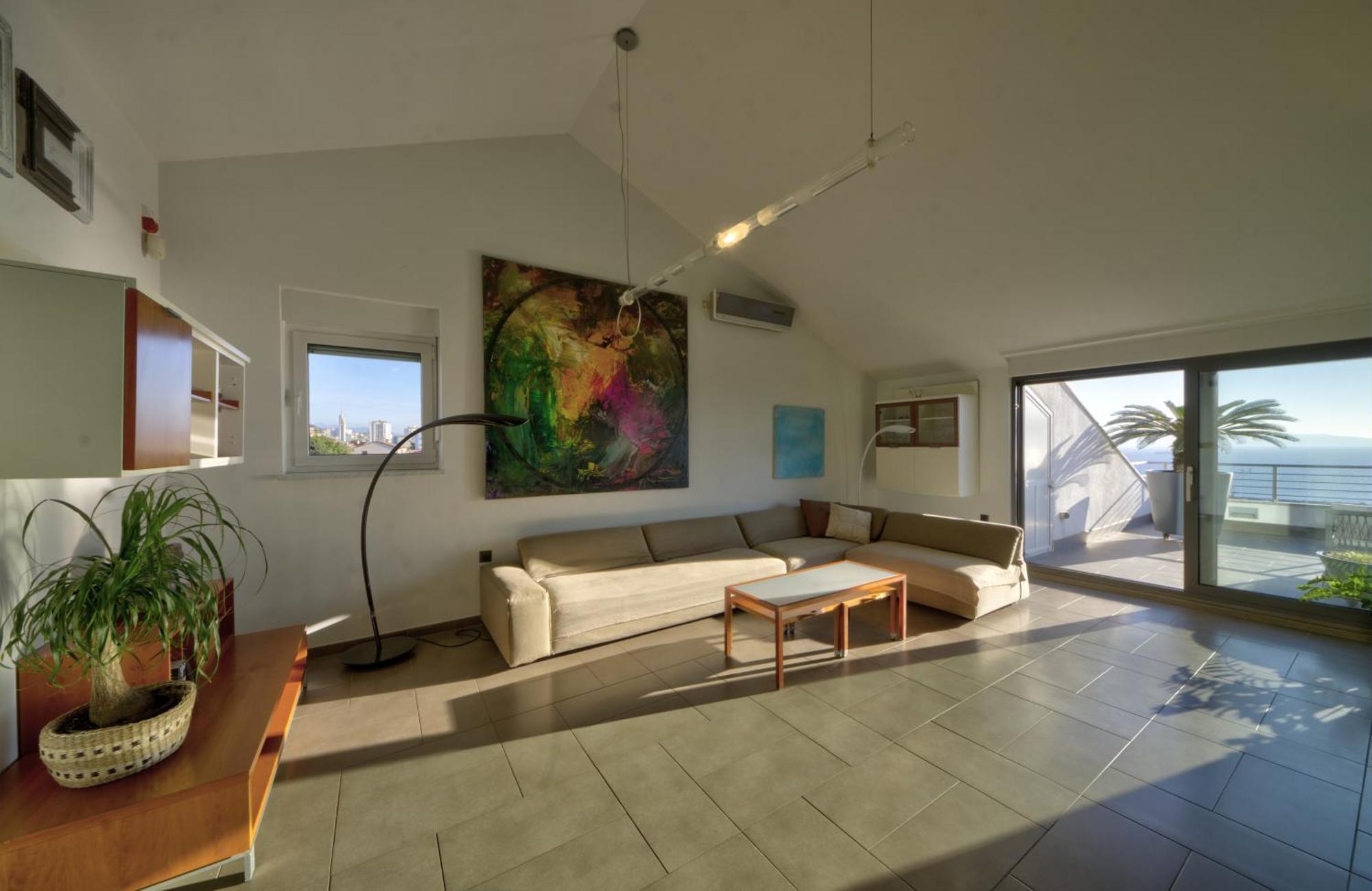 Penthouse Belvedere City View With Private Parking Rijeka Eksteriør bilde